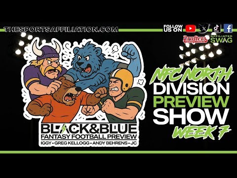 Black & Blue: NFC North Division Preview Show WEEK 7