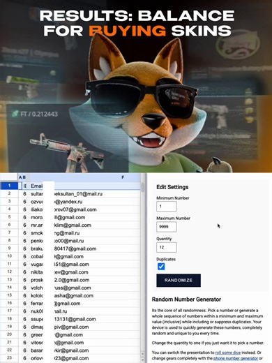 Results for two more quest activities are here 🔥30 lucky winners who will receive $100 balance for purchasing skins on our website:kmrc****@gmail.comshah*****liev111@gmail.comtima.*****enkov@mail.ruartem*****anov@gmail.commalis*****apuk@mail.rumr.ko****n2@gmail.comansid****@gmail.comsalin****pik@mail.rushuli*****alik@mail.rumuha****au@mail.ruxalav*****rty@gmail.commuha****au@mail.ruasma*****v@gmail.comaei00*****mov@yandex.rumaha****7@gmail.com2002*****vsaxena@gmail.comramiz****@mail.rugovril***