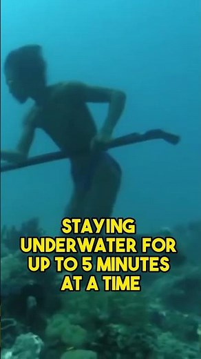 How Badjao Sea Gypsies Hunt Underwater Like Land Animals