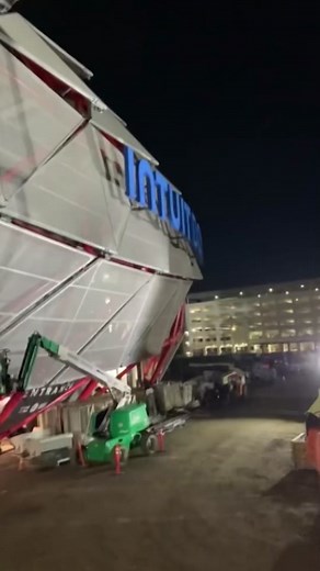 Two teenagers broke into the #Clippers' new arena, #IntuitDome, and made themselves right at home! 🎥: TikTok/shawty_grandmaa