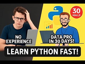 “Learn Python & Data Science in 30 Days — Full Beginner Course (30 Minutes a Day)”