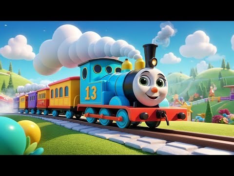 Toy Train Play Song – Guess the Winner! | Fun Toy Train Nursery Rhyme for Kids | Counting Adventure