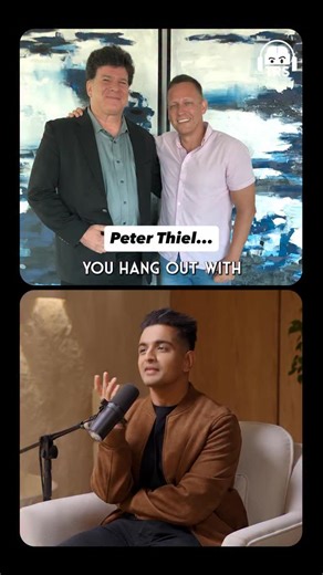 The Ranveer Show on Instagram: "Thiel’s Brilliant Mind 🧠 Eric Weinstein discusses the unique combination of humor and intellectual depth that defines Peter Thiel. Watch this amazing episode on YouTube/Ranveer Allahbadia. @ericrweinstein @ranveerallahbadia @beerbiceps [EricWeinstein, PeterThiel, Intellectual, Tech, ranveerallahbadia, BeerBiceps, TRS] Episode 459 (Overall 964)"
