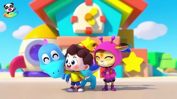 T-rex on the Bus _ Neo Wants to Have a Pet _ Dinosaur Song _ Nursery Rhymes _ Kids Songs _ BabyBus(7