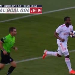 GOAL: Romario Williams finally breaks through with a tap-in equalizer