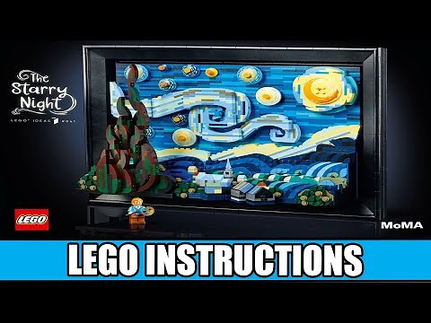 Lego Instructions | Ideas | 21333 | Vincent van Gogh - The Starry Night