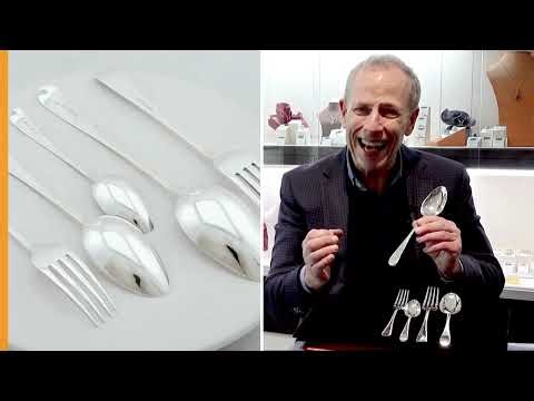 Sterling Silver Canteen of Cutlery for Twelve Persons - Antique