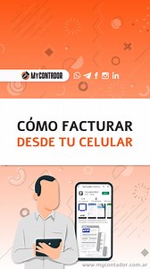 MyContador ✍🏻 | CÓMO FACTURAR DESDE TU CELULAR 🤯 A continuación, te voy a explicar cómo emitir una factura desde tu celular. 📲 Primero descargá la... | Instagram