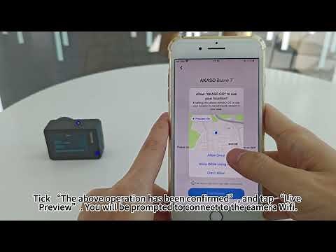 The Tutorial of Brave 7 Connecting to AKASO GO APP