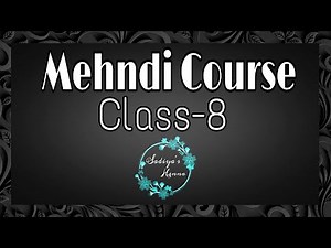 Mehndi class 8 | Negative space mehndi elements | Mehndi | Mehndi tutorial | easy mehndi course