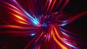 4k Loop animation of multicolored abstract geometry. Use this Loops...