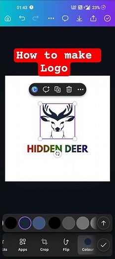how to make logo #logo #edit #education #canva