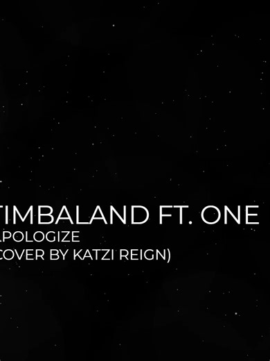 Please subscribe for more music content on Youtube! https://www.youtube.com/@ZeropDropMusicRecords Timbaland Ft. One Republic - Apologize (Cover by Katzi Reign) 🎤 Vocals by: Katzi Reign 🎧 Produced by: Lanceor 📀 Mixed & Mastered by: Lanceor 🎼 Original Song by: Timbaland Ft. One Republic Copyright Disclaimer for Cover Songs This is a cover version of the original song and was produced by ZDM Records and performed by the cover artist. All rights to the original composition, lyrics, and recordin