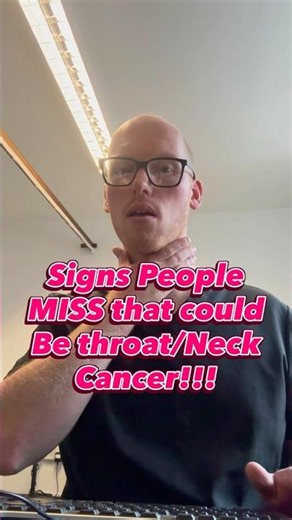 HIDDEN signs of Throat/Neck Cancer!!