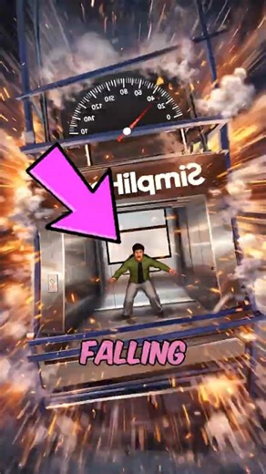 If You Ever Get Trapped in a Falling Elevator, Don’t Jump 😱