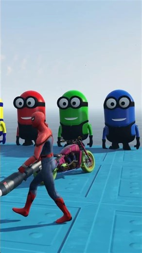 GTA 5 Epic Water Ragdolls | Spider-man Jumps / Fails New Ep. 31 #shorts #gta5