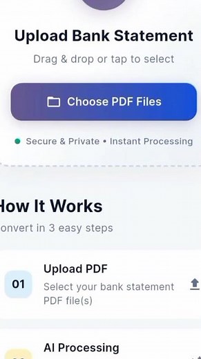 Convert PDF Bank Statements to EXCEL with AI Accuracy!!