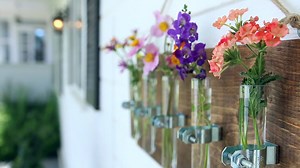 6.7M views · 102K reactions | DIY Industrial Bud Vase Holder! ✂️ | Garden Answer | Facebook