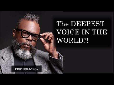 THE DEEPEST VOICE IN THE WORLD?! ERIC HOLLAWAY @thatbassvoice