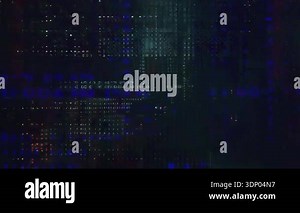 Blue Cyber Data Grid Background with Glowing Network Nodes, Digital Matrix Pattern, Subtle Particle Field, Futuristic Interface Texture, Abstract Technology Surface, Deep Virtual Space Atmosphere Stock Video Footage - Alamy