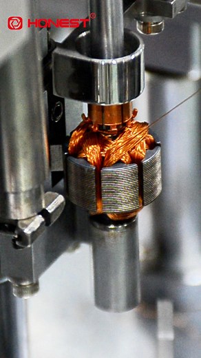  Four-Station Rotor Winding Machine | Flyer Winding Equipment | Coil Winding Machine   Four working winding heads are used for winding, and the other four are for loading and unloading, facilitating the replacement of winding specifications.  Automatic wire head and tail collection, and wire cutting; #MotorManufacturing #RotorWinding #CoilWindingMachine #AutomationEquipment #SmartManufacturing #HONESTAutomation | Honest Automation | Facebook