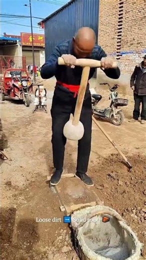 This "Primitive" Tool is Actually GENIUS! 🧠#construction