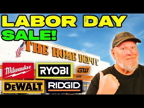 Home Depot's Labor Day Sale 2025 (Tools, Storage, Appliances & More)