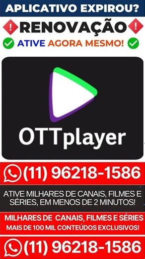 🚨 OTT PLAYER EXPIRADO? SEGREDO Revelado para reativar em 5 MINUTOS!