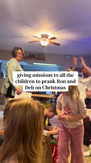 merry christmas! #family #prank #weloveronanddeb #fyp | christmas prank