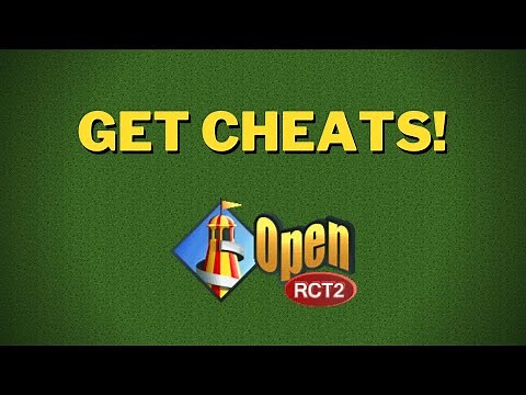 How To Turn On CHEATS In RollerCoaster Tycoon! [OpenRCT2 Cheats]