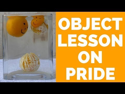 Object Lesson on Pride
