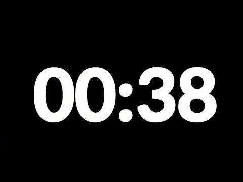 1 Minute Timer ⏱️ With Alarm | Black Screen (No Music)