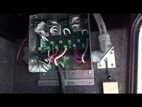 Replacing a RV 50 amp automatic transfer switch (ATS)