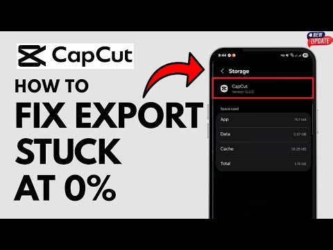 How to Fix CapCut Export Stuck at 0%