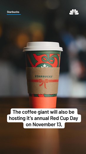 The coffee chain’s eagerly anticipated holiday cups arrive in stores today alongside its holiday menu and festive merch. | NBC10 Boston