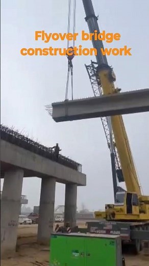 Flyover bridge construction work|| flyover bridge girder launching