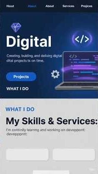 My First Website using HTML & CSS | How to make website using vs co6