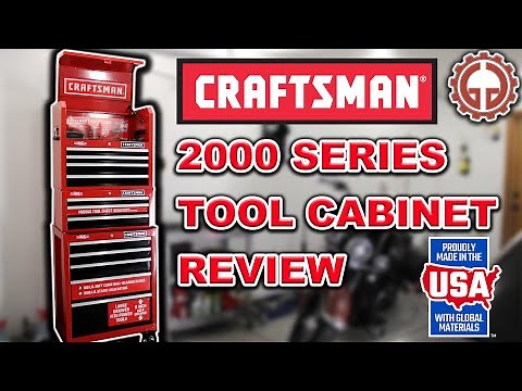CRAFTSMAN 2000 Series Tool Cabinet Review - Made in the USA