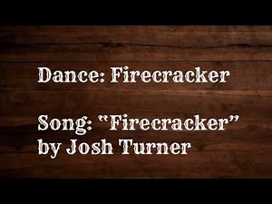 Firecracker Line Dance Lesson