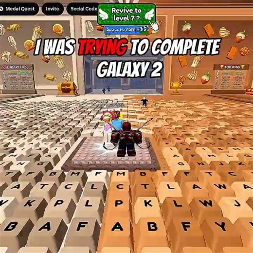 I Was NOT Ready For Galaxy World… 😱 | +1 Speed Keyboard Escape