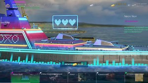 Exploring the Futuristic Battleship 'Neon Noir'