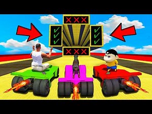 SHINCHAN AND FRANKLIN WENT INTO THE MASSIVE TUNNEL FOR CRAZY PARKOUR CHALLENGE GTA 5