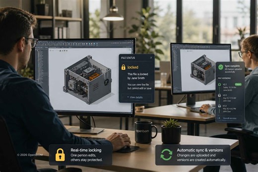 OpenBOM Design File Manager – Embedded PDM for CAD Teams