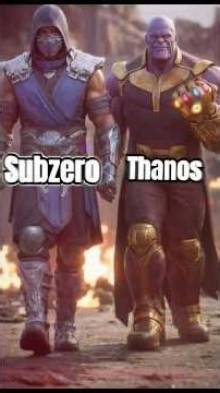 Mortal Kombat x Villains hybrid #mortalkombat #marvel #dccomics #hybrid #shorts