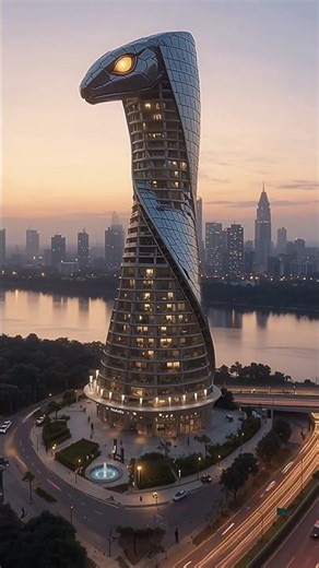 World’s First Cobra Skyscraper Construction Timelapse.