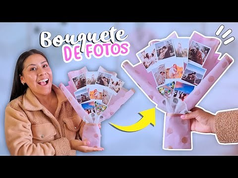 How to make a PHOTO BOUQUET ✨ Flower bouquet with photocards ❤️ | Your Creative Diva