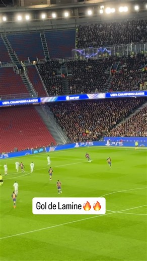 ‎Modar Alarab - مُضَر العرب‎ on Instagram‎: "Gol de Lamine ⚽💙❤️ Lamine scores a goal هدف لامين #Lamine #FCBarcelona #برشلونة #championsleague #barcelona"‎
