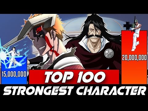 TOP 100 STRONGEST BLEACH CHARACTERS ||BLEACH TYBW ARC || BLEACH POWER LEVELS🔥