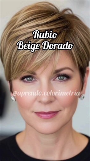 Look Elegante con Rubio Beige Dorado