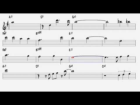 Autumn leaves joseph kosma 1947 miles davis alto sax